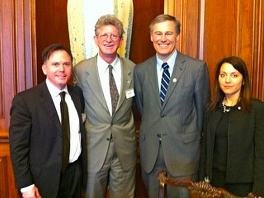 Felix with others from e2 lobbying in DC, May 2011 (No hi-res available)